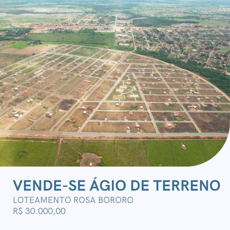 Terreno - Venda - Loteamento Rosa Bororo - Rondonpolis - MT